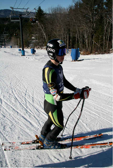AJ Clemens on ski slope